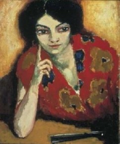 Le doigt sur la joue (Kees Van Dongen, 1910, Museum Boijmans Van Beuningen, Rotterdam, DR)