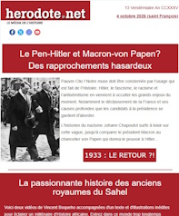 Le Pen-Hitler, Macron-von Papen? Royaumes sahéliens