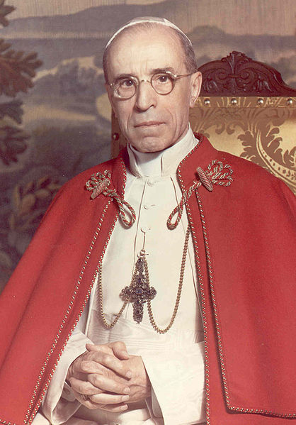Pie XII (Eugenio Pacelli, 2 mars 1876 - 9 octobre 1958)
