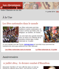 Les Chroniques d'Herodote.net