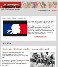 Les Chroniques d'Herodote.net