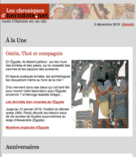 Les Chroniques d'Herodote.net