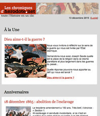 Les Chroniques d'Herodote.net