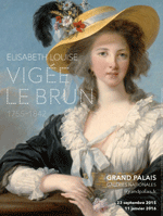 &eacute;lisabeth Vig&eacute;e-Lebrun au Grand Palais (Paris) jusqu'au 11 janvier 2016
