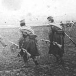 Les soldats bulgares &agrave; l'assaut d'Andrinople pendant la premi&egrave;re guerre balkanique (1912)