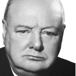 Winston Churchill (30 novembre 1874, palais de Blenheim - 24 janvier 1965, Londres)