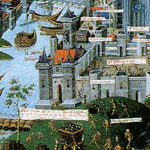 Si&egrave;ge de Constantinople (manuscrit, atelier de Jean Mielot, Lille, 1455, BNF)