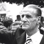 Pierre Gemayel, fondateur des Phalanges libanaises (6 novembre 1905 ; 29 août 1984, Bikfaya, Liban)