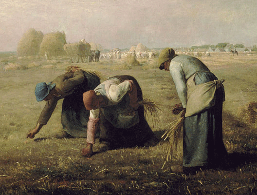 Des glaneuses (tableau de Jean-Fran&ccedil;ois Millet, 1857, mus&eacute;e d'Orsay, Paris)