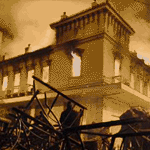 Gu&eacute;rilla urbaine &agrave; Ath&egrave;nes devant le Parlement, 13 f&eacute;vrier 2012 (DR)