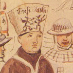 Jan Hus se rend au bûcher avec la tiare des h&eacute;r&eacute;tiques