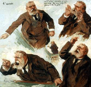 Jean Jaur&egrave;s, Croquis pour servir &agrave; illustrer l&rsquo;histoire de l&rsquo;&eacute;loquence (1910, Eloy-Vincent, mus&eacute;e Jean Jaur&egrave;s, Castres)