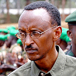 Paul Kagam&eacute;, chef du FTP et pr&eacute;sident du Rwanda depuis 1994