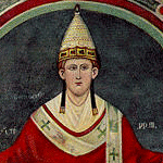 Le pape Innocent III (fresque du XIIIe siÃ¨cle)