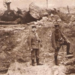 Ruines du fort de Loncin, pr&egrave;s de Li&egrave;ge, en 1914