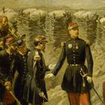 Le g&eacute;n&eacute;ral Mac-Mahon avec le 1er Zouaves avant l'attaque de Malakoff (Alphonse Aillaud, 1855, Mus&eacute;e de l'Arm&eacute;e, Paris)
