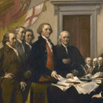 Le congr&egrave;s de Philadelphie en 1776 (Yale University Gallery, New Haven)