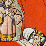 Mort de Philippe le Bel (Chroniques de France,  XVe si&egrave;cle, BNF)