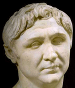 Pomp&eacute;e le Grand  (29 septembre 106 av. J.-C. - 28 septembre 48 av. J.-C.,  P&eacute;luse,  &Eacute;gypte)