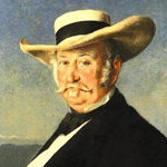 Johann Augustus Sutter (Kandern, Suisse, 15 f&eacute;vrier 1803 ; Washington, 17 juin 1880)