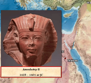 L'essor du Nouvel Empire &eacute;gyptien, une carte anim&eacute;e de Vincent Boqueho pour Herodote.net