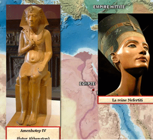 &eacute;gypte : la naissance du monoth&eacute;isme, une carte anim&eacute;e de Vincent Boqueho pour Herodote.net