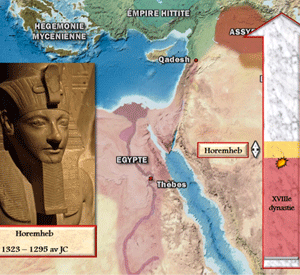 &eacute;gypte : la fin du Nouvel empire, une carte anim&eacute;e de Vincent Boqueho pour Herodote.net