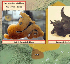 La Chine pr&eacute;-imp&eacute;riale, une carte anim&eacute;e de Vincent Boqueho pour Herodote.net