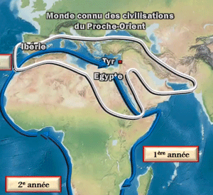 Levant : l'&acirc;ge d'or des Ph&eacute;niciens, une carte anim&eacute;e de Vincent Boqueho pour Herodote.net