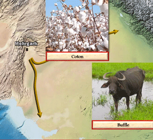 La civilisation de l'Indus, une carte anim&eacute;e de Vincent Boqueho pour Herodote.net