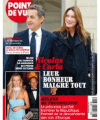Carla et Nicolas Sarkozy en couverture de Point de vue