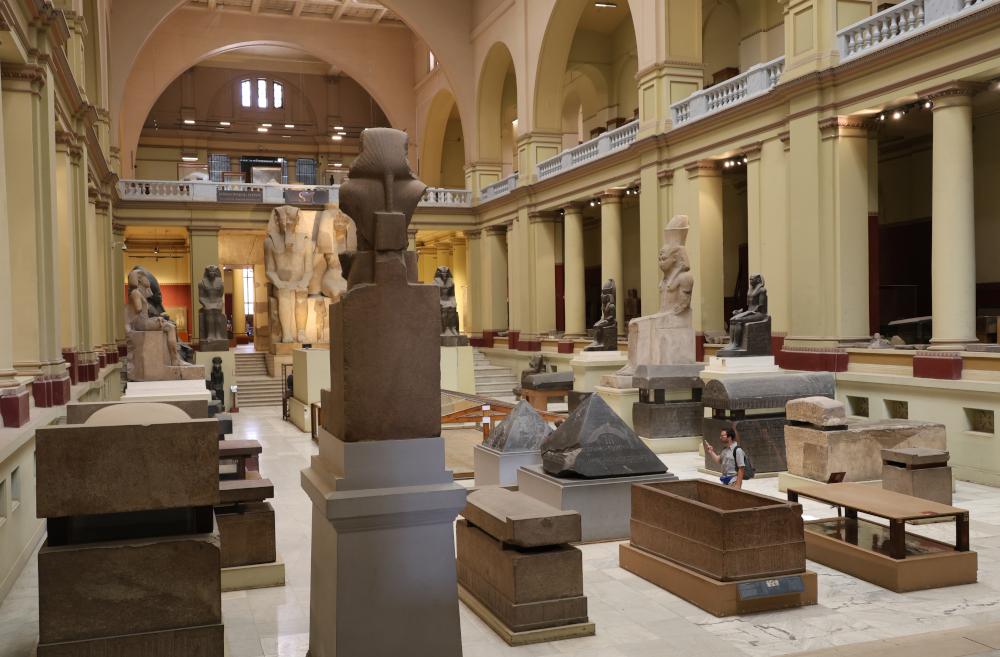 Vue intérieure du musée de la place Tahrir, 2026, photo. G. Grégor.
