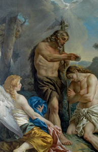 Jean-Jacques Lagrenée, Le Baptême du Christ, XVIIIe siècle, musée des Beaux-Arts de Tours.