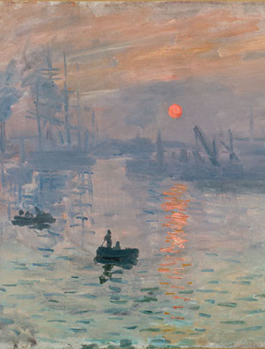 Claude Monet, Impression, soleil levant, 1872.