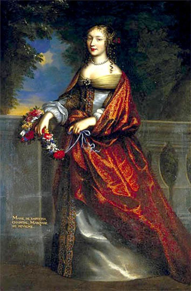 Madame de Sévigné, école française du XVIIe siècle, Collection des Château des Rochers-Sévigné.