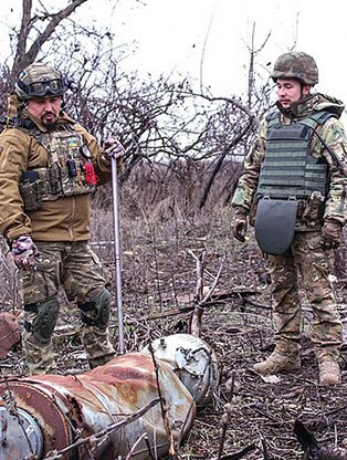 Sur le front du Donbass