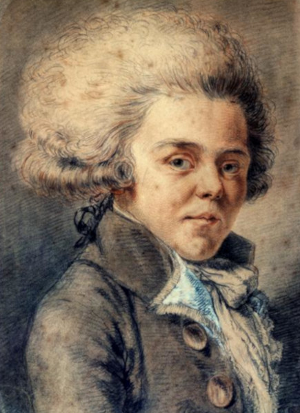 Portrait d?Antoine Rivarol, Anonyme, XVIIIe siècle, Château de Versailles. Agrandissement : Claude-Marie Dubufe, d'après René Théodore Berthon, Joseph Fouché, duc d'Otrante, en grand habit de ministre de la Police générale sous l?Empire, XIXe siècle, Château de Versailles.