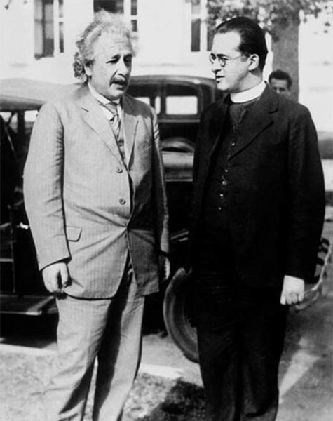 Albert Einstein et Georges Lemaître, 1933.