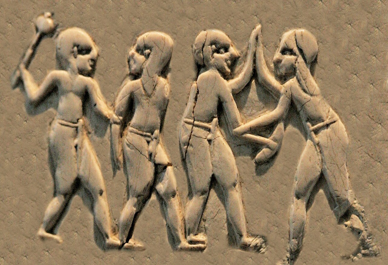 Scène de bataille en Égypte vers 3400 av. J.-C.