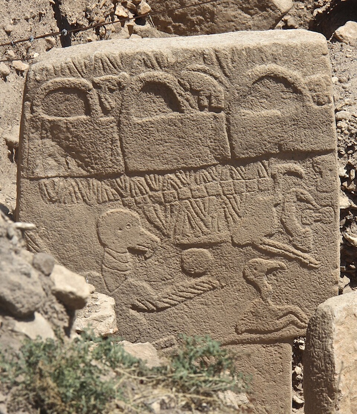 Statue votive retrouvée à Gobekli Tepe (Turquie)