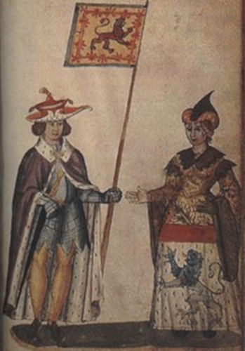 John Baillol et sa femme, XVIe siècle.