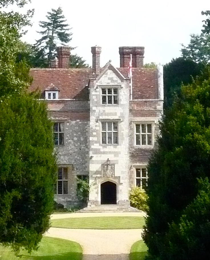 Vue de Chawton House, propriété d'Edward Austen.