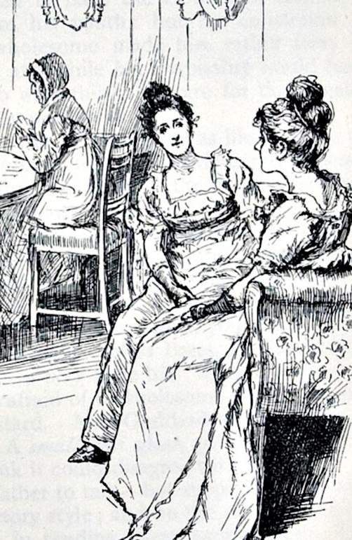 Chris Hammond, Illustration d'Emma de Jane Austen, 1898, Lilly Library, Indiana University.