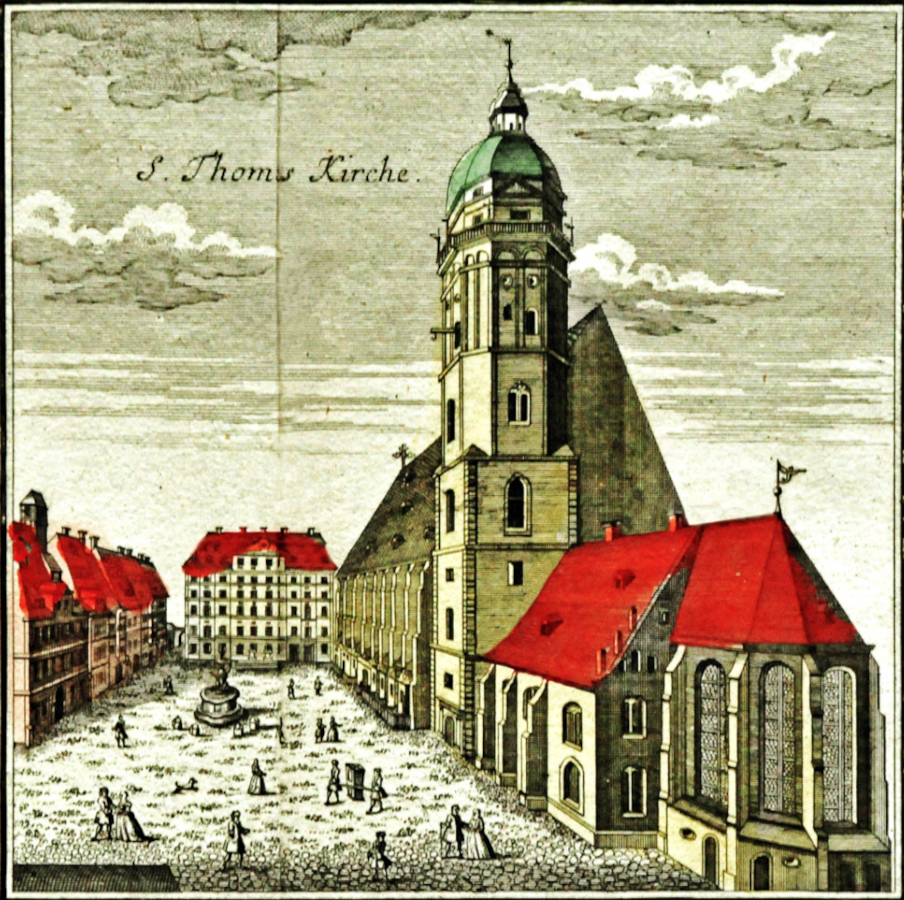 Église saint-Thomas de Leipzig, 1749.