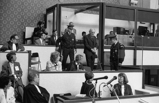Procès de Klaus Barbie à Lyon en 1987