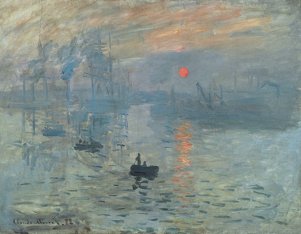 Claude Monet, Impression, soleil levant, 1872, Paris, Musée Marmottan Monet.