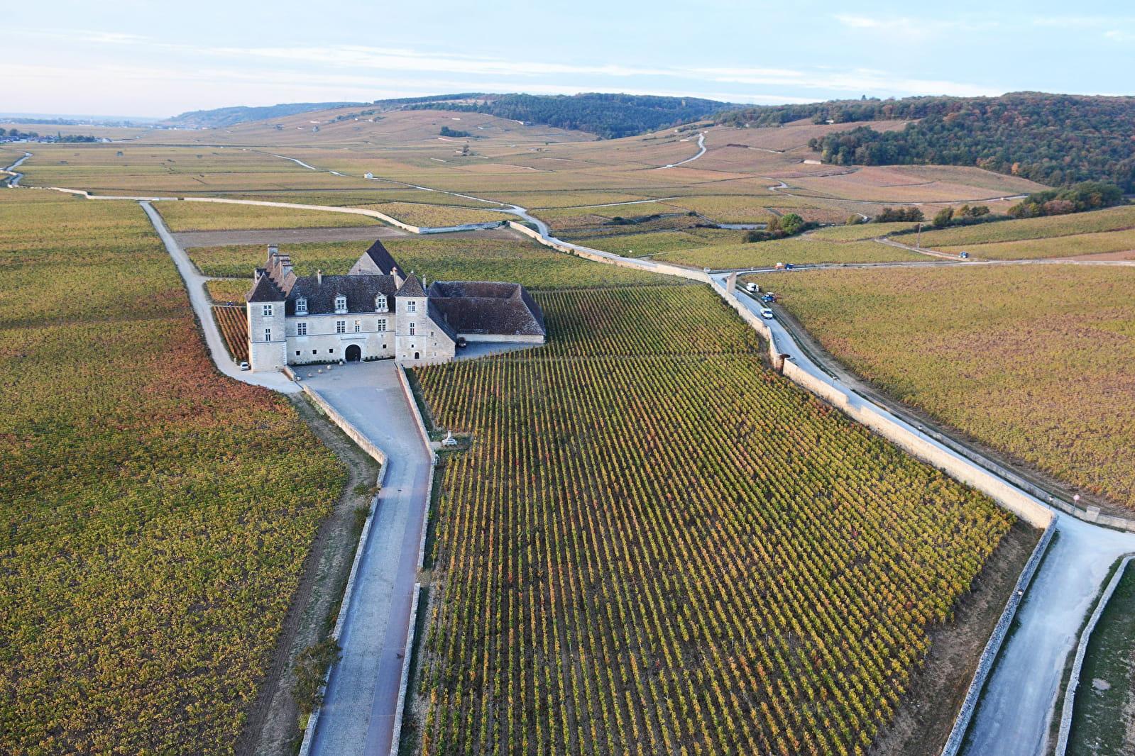 Le château du Clos de Vougeot, l'un des plus prestigieux crus de Bourgogne