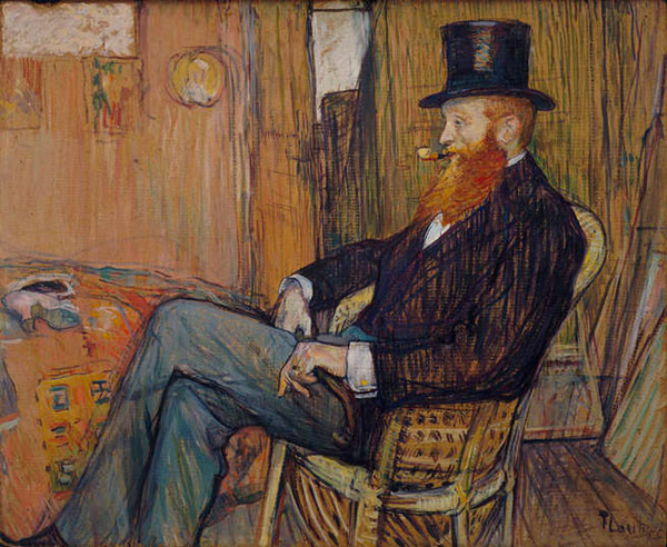  Henri de Toulouse-Lautrec, Mr de Lauradour, 1897, New York, MoMa.