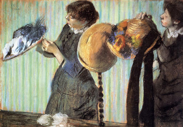 Edgar Degas, Les Petites modistes, 1882, Kansas City, Nelson-Atkins Museum of Art.