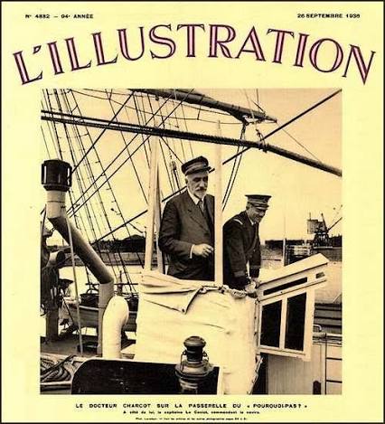 Couverture de l'Illustration (26 septembre 1936) en hommage au commandant Charcot